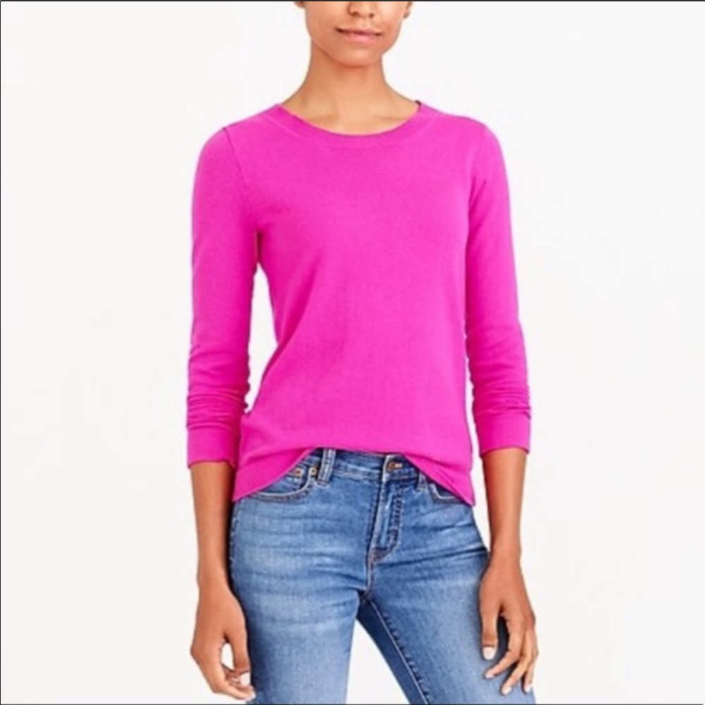 J. Crew Hot Pink Tippi Sweater - XS